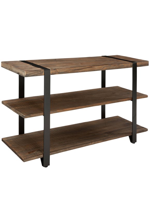 Modesto Media/Console Table, Rustic Natural