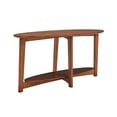 thumbnail image 1 of Alaterre Monterey 60"L Console/Media Mid-Century Modern Wood Table, Warm Chestnut, 1 of 13