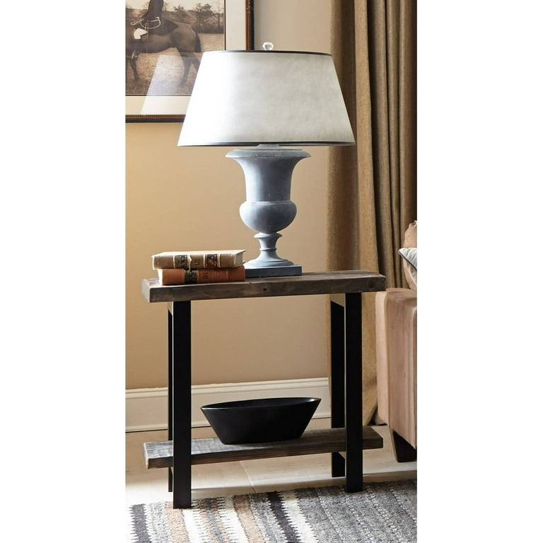 Alaterre Pomona 2 Tier End Table Rustic Natural Walmart