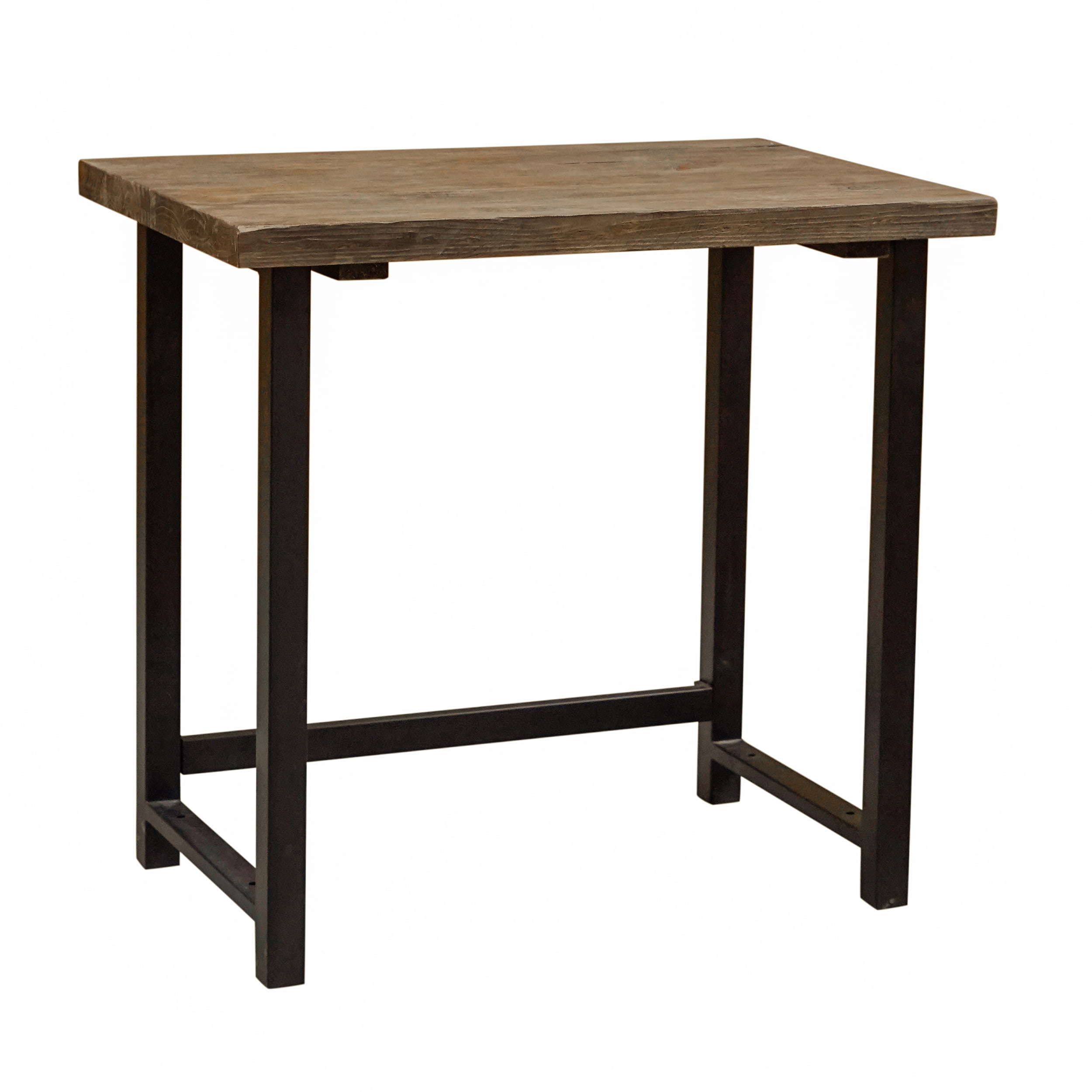 Solid wood sale metal desk