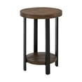 thumbnail image 1 of Alaterre Pomona Round End Table, Rustic Natural, 1 of 11