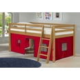 thumbnail image 1 of Alaterre Furniture Roxy Junior Loft - Cinnamon with Red and Blue Bottom Tent, 1 of 3