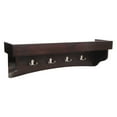 thumbnail image 1 of Alaterre Shaker Cottage Coat Hooks with Tray Shelf, 1 of 4