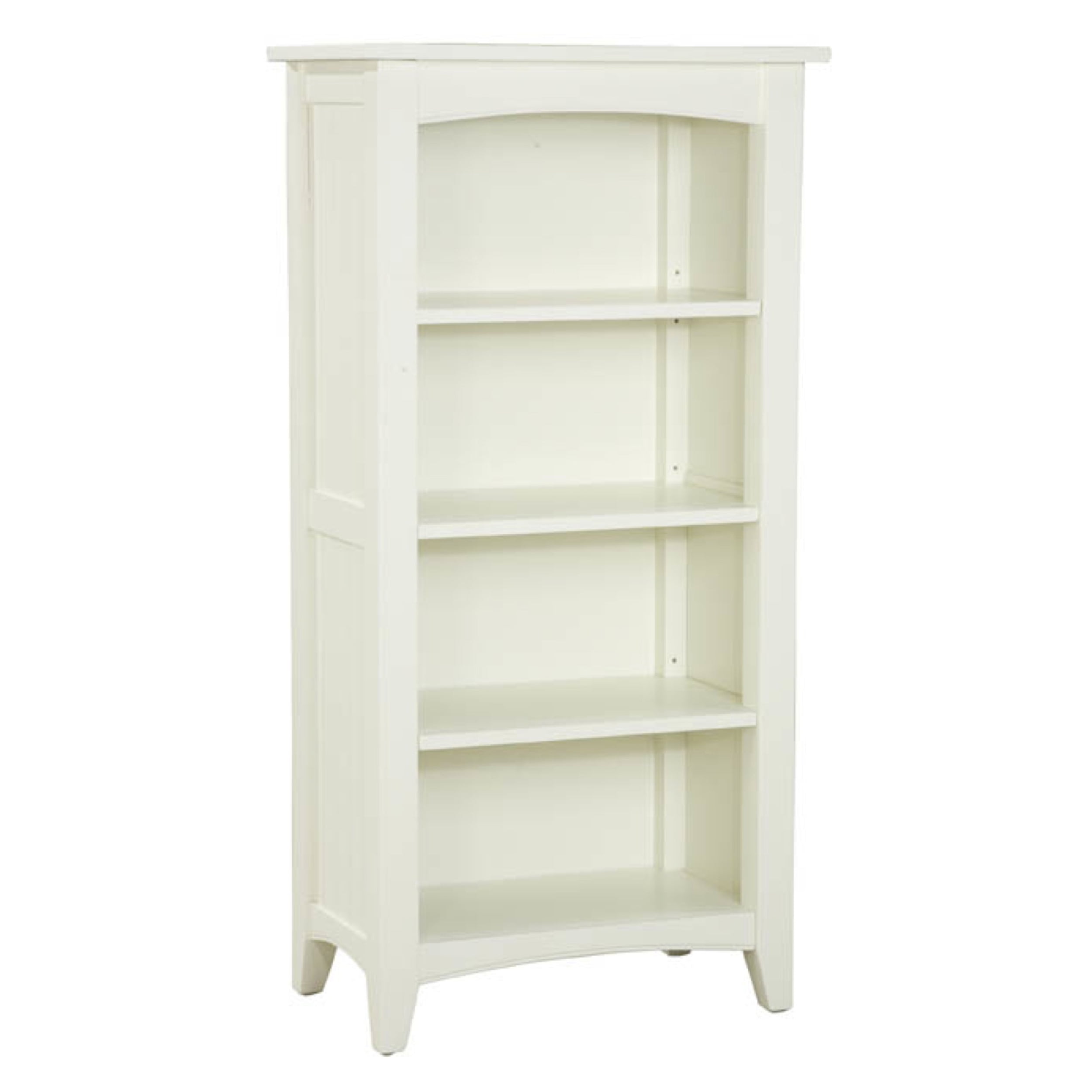 52" White Shaker Cottage Adjustable Kids Bookcase