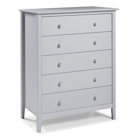 Alaterre Simplicity 5-Drawer Chest, Dove Gray