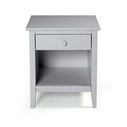 Alaterre Simplicity Nightstand, Dove Gray