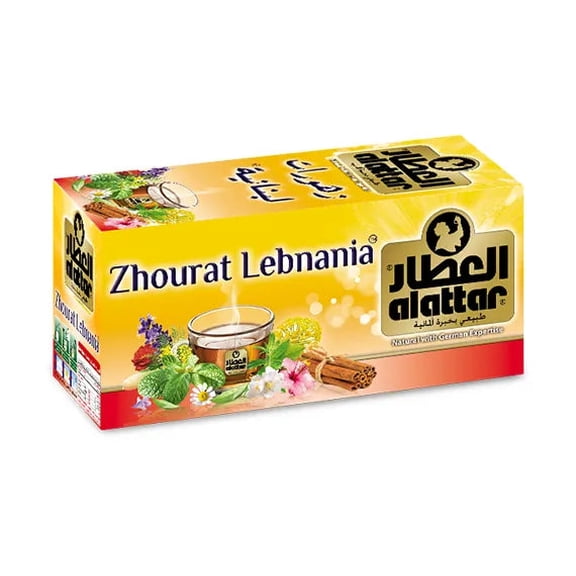 Alattar Zhourat Lebnania Lebanese Herbal Tea Box - Natural Blend - Pc