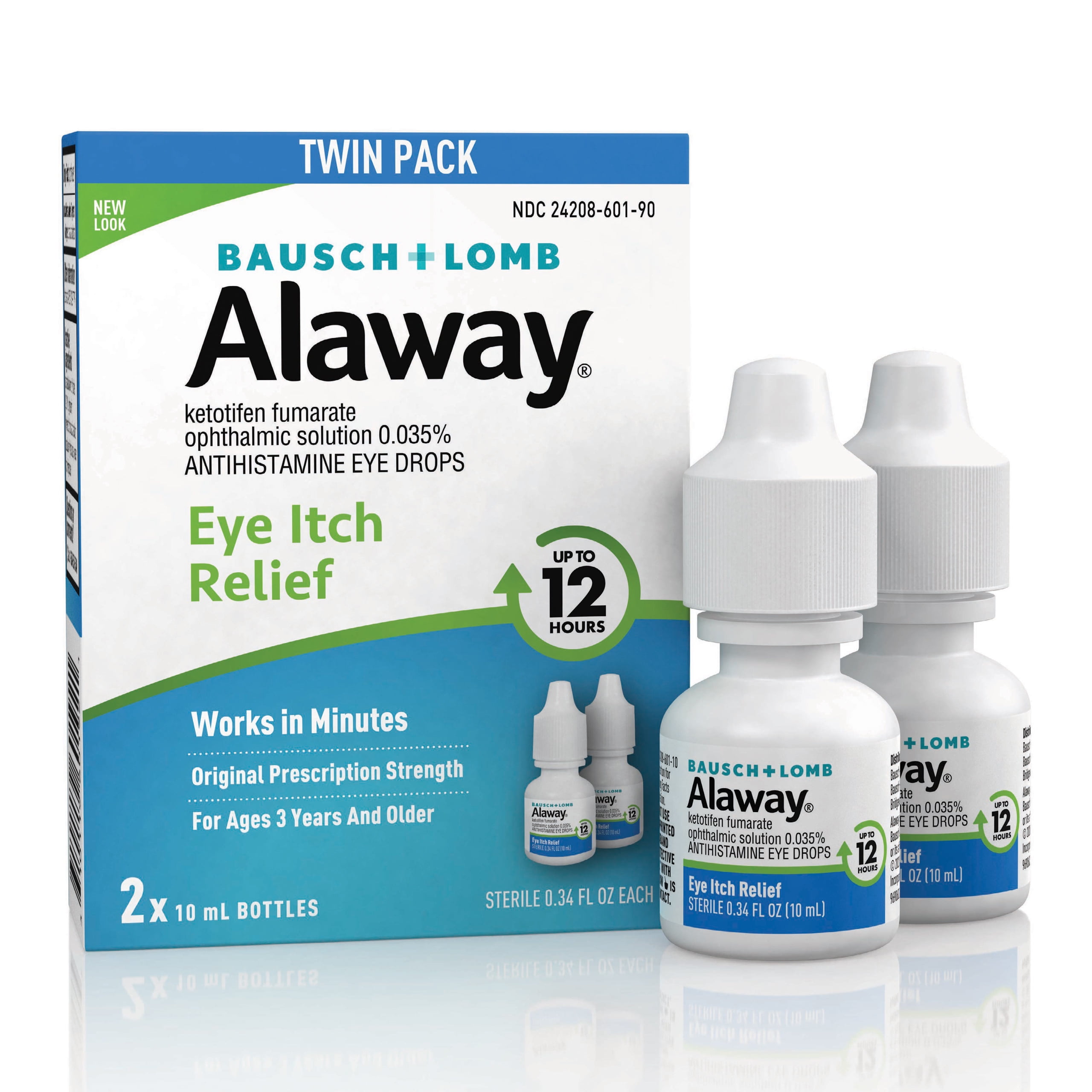 Alaway Antihistamine Eye Drops Allergy Relief From Itchy Eyes Works In Minutes Provides 0565