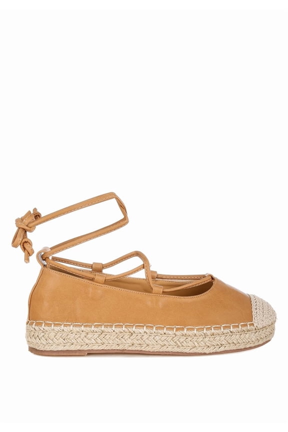 Alaya Woven Toe Lace-Up Womens Espadrilles