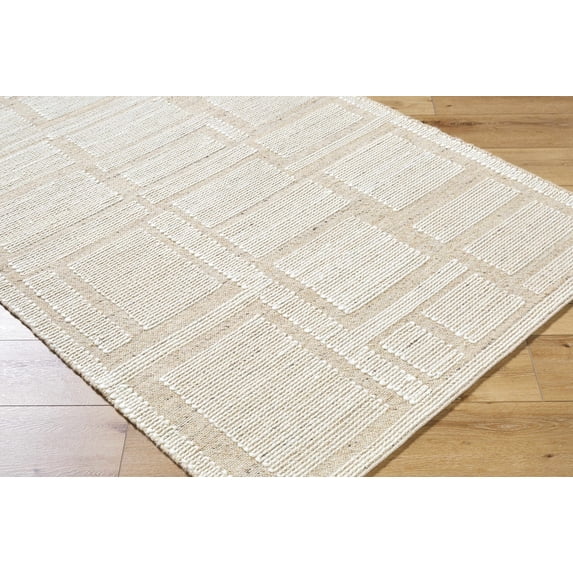 BoutiqueRugs Alayka Contemporary Area Rug - Light Beige, Beige - 8' x 10'