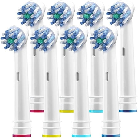 Alayna Replacement Toothbrush Heads for Oralb 8 Cross Compatible with Oral-B Braun Electric Toothbrush Fits Oral b Action Pro 1000 Floss Kids Clean