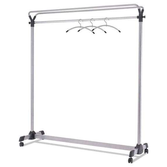 Alba ABAPMGROUP3 Garment Rack, Black & Silver - Large
