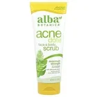 Alba Botanica Acne Dote Face Body Scrub Oil-Free 8 oz 227 g No Artificial