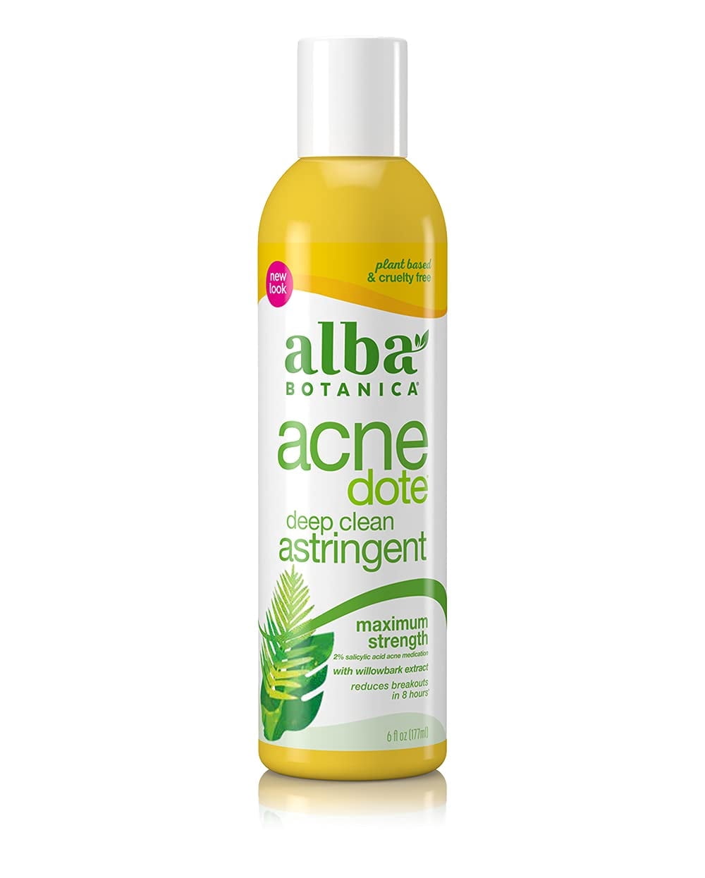 Alba Botanica Acnedote Maximum Strength Deep Clean Astringent, 6 Oz ...