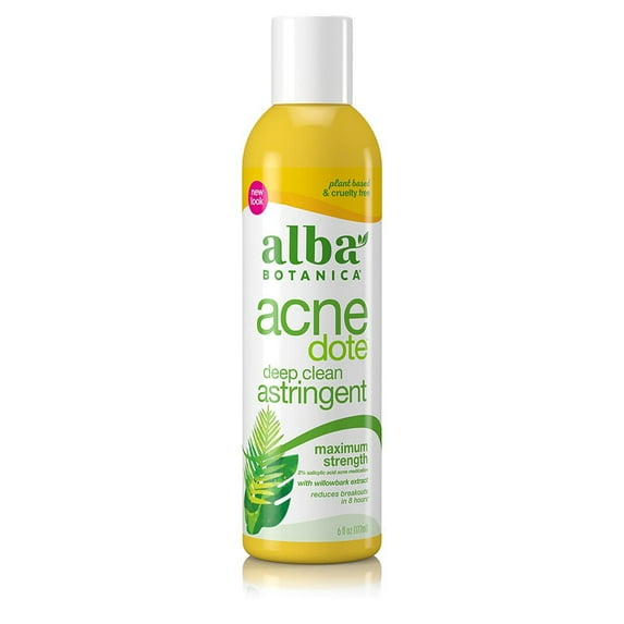 Alba Botanica Acnedote Maximum Strength Deep Clean Astringent, 6 fl oz