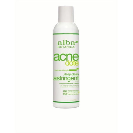 Alba Botanica Acnedote Maximum Strength Deep Clean Astringent, 6 oz.