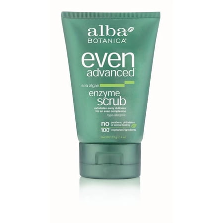 Alba Botanica Enzyne Scrub Even Advanced Sea Algae, 4.0 Oz