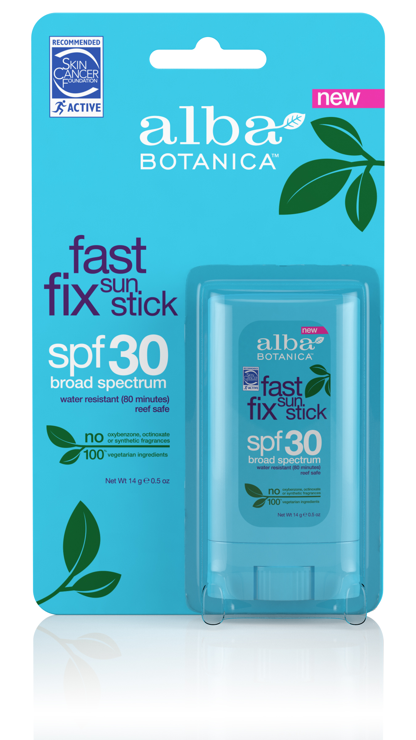 Alba Botanica Fast Fix Sun Stick Sunscreen SPF 30, 0.5 oz - image 1 of 7