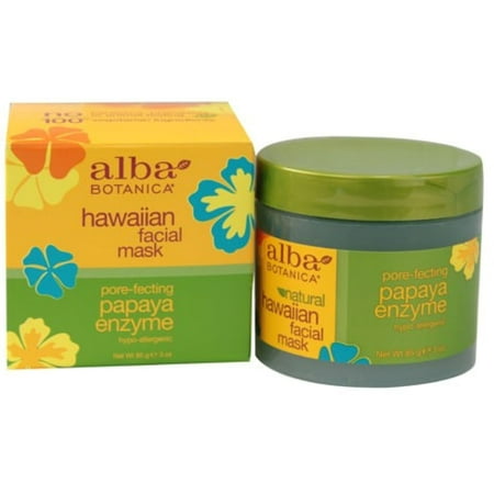 Alba Botanica Hawaiian Facial Mask, Pore-fecting Papaya Enzyme 3 oz