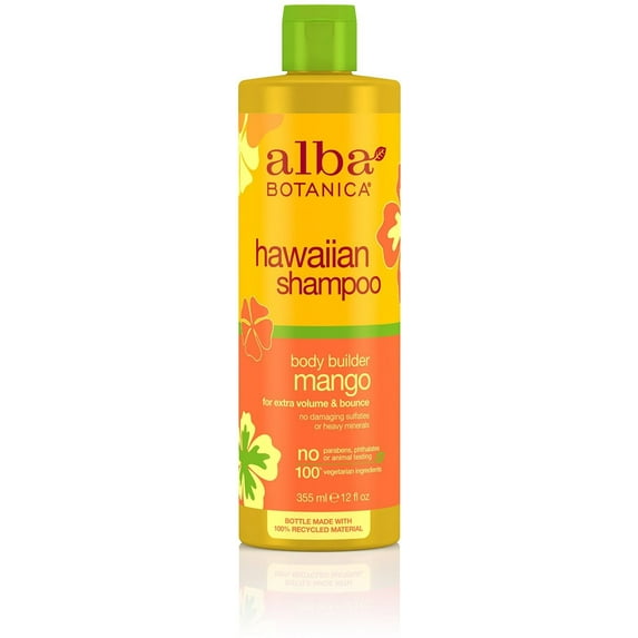 Alba Botanica Hawaiian, Mango Shampoo 12 oz (Pack of 6)