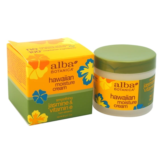 Alba Botanica Ultra Hydrating Moisturizing Cream, with Vitamin E, Fragrance Free, 3 Oz (Packaging may vary)
