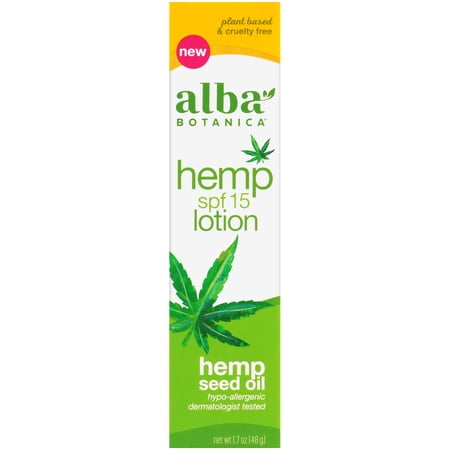 Alba Botanica Hemp Seed Oil SPF 15 Lotion, 1.7 oz
