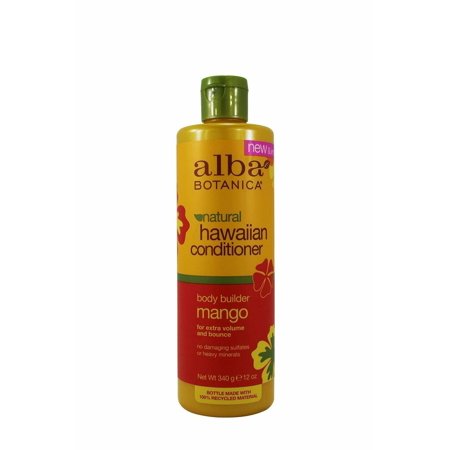 Alba Botanica: Natural Hawaiian Conditioner Body Builder Mango, 12 oz 3 Pack