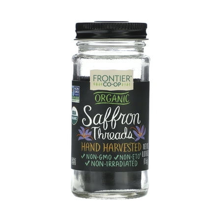 Frontier Co-op Organic Saffron Threads, 0.018 oz (0.5 g)