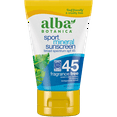 thumbnail image 1 of Alba Botanica Sport Mineral Sunscreen Lotion SPF 45, Fragrance Free, 4 oz., 1 of 6