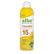Alba Botanica Hawaiian Coconut Sunscreen Spray, SPF 15, 5 oz