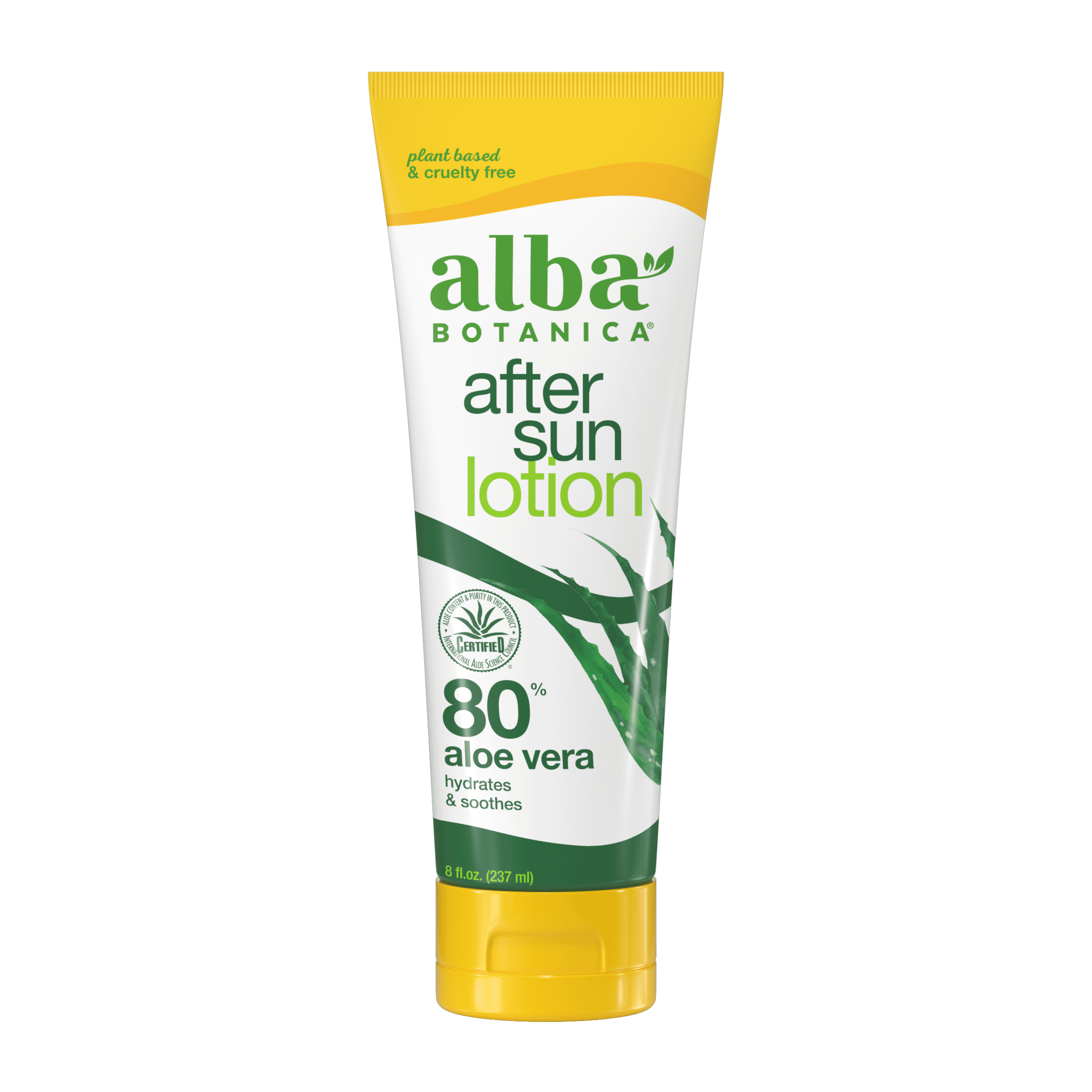 Alba Botanica - Very Emollient After Sun 85% Aloe Vera Lotion - 8 fl. oz.