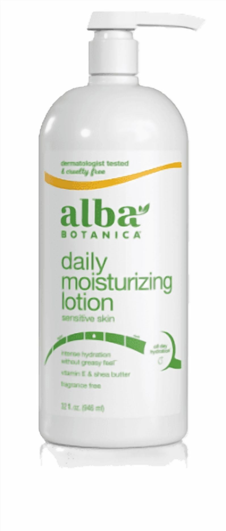 Alba Botanica Unscented Moisturizer, Very Emollient Body Lotion
