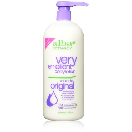 Alba Botanica Very Emollient Body Lotion Unscented - 32 fl oz