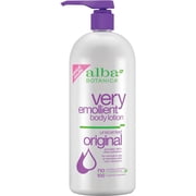 Alba Botanica Very Emollient Body Lotion, Unscented Original 32 oz