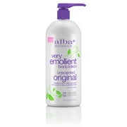 Alba Botanica Very Emollient Unscented Original Body Lotion, 32 oz.