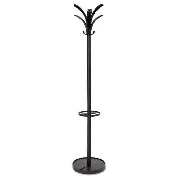 Alba Brio Coat Stand 13.75w x 13.75d x 66.25h Black PMBRION