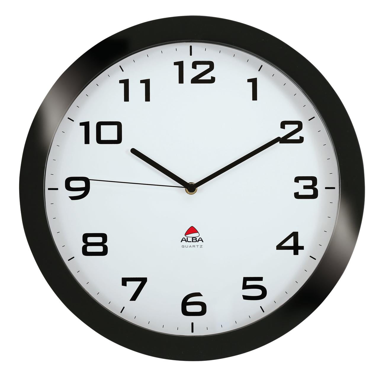 Medium Black and White Quartz Silent Wall Clock