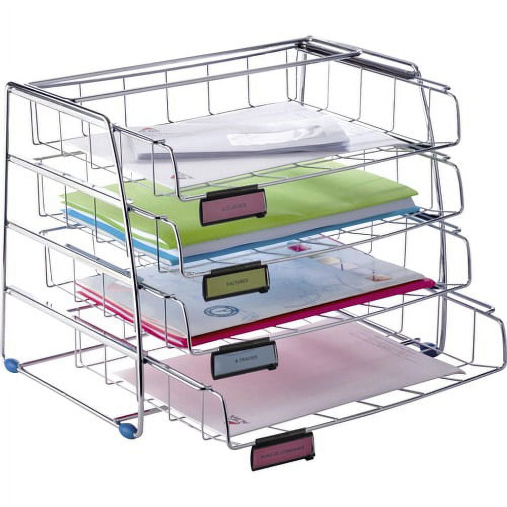 Alba Letter Tray - 4 Tier(s) - 12.4 Alba Letter Tray - 4 Tier(s) - 12.4