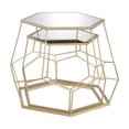 thumbnail image 1 of Furniture of America Boris Metal 2-Piece Nesting Accent Table Set, 1 of 3