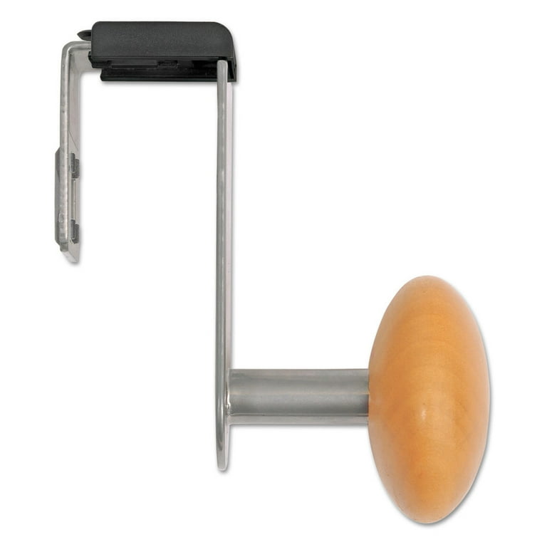 Cubicle Garment Peg, 1-Hook, 1.2 x 1.38 x 4.3, Wood, Metallic Gray, 1 lb Capacity Cubicle Garment Peg, 1-Hook, 1.2 x 1.38 x 4.3, Wood, Metallic Gray, 1 lb Capacity