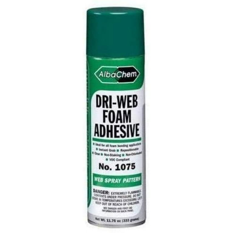 Albachem Dri-web Foam Adhesive Spray 12 Oz. 1075 for sale online