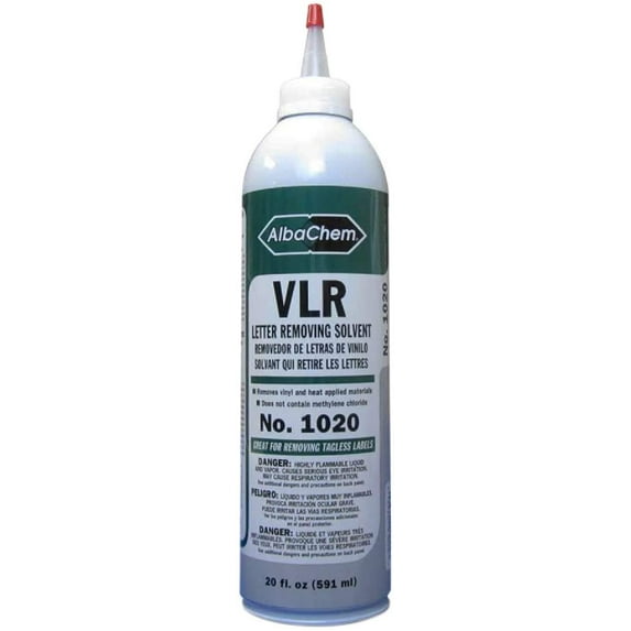 AlbaChem Original VLR Heat Transfer Letter Removing Solvent - Paint Remover for Fabric 20 fl. oz.