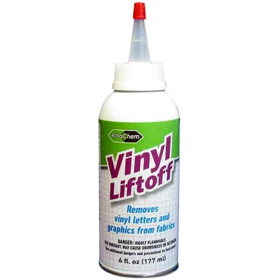AlbaChem VLR Vinyl Lifter for Fabric - Fast-Drying & No Residue Vinyl Remover (6 fl oz)