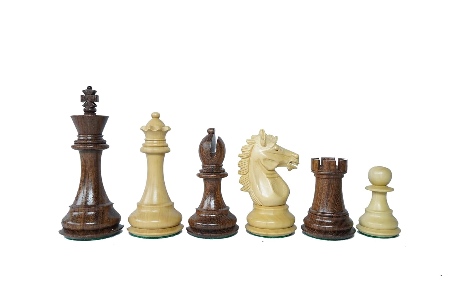 Pezzi degli scacchi Alban Luxury Staunton con 2 regine extra