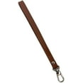 thumbnail image 1 of Alban Leather Wrist Strap for Wallet, Clutch, Keys, Purse, Keychain - Brown, 1 of 7
