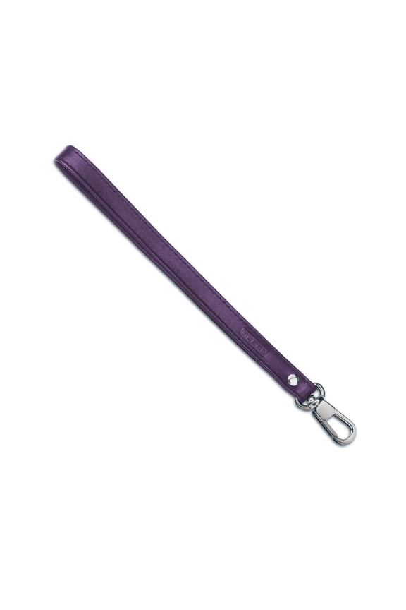 Leather Wrist Strap for Wallet, Clutch, Keys, Purse, Keychain - Purple