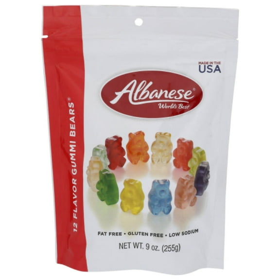 Albanese, 12 Flavor Gummi Bears, 9 Oz, 6 Ct