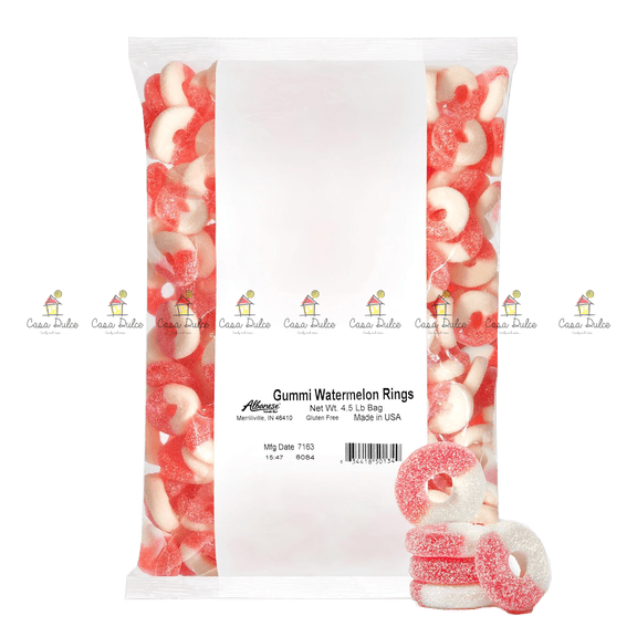 Albanese Alb - Gummi Watermelon Rings 4/4.5lbs