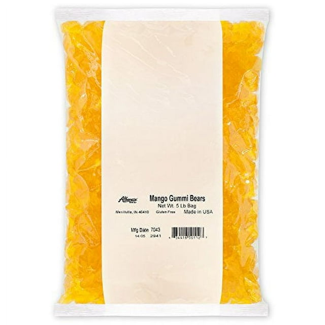 Albanese Confectionery Mango Gummi Bears, 5 Pound Bag