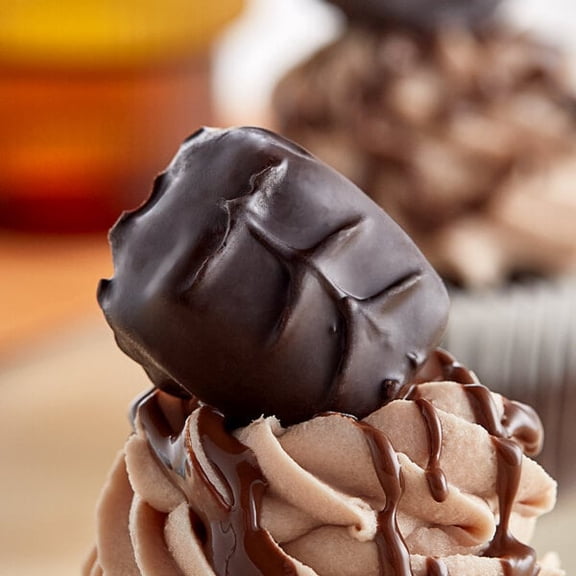 Albanese Dark Chocolate Covered Peanut Butter Meltaways 5 lb. - 2/Case